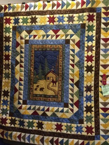Alice Krivitsky got Second Place for Jake's Graduation Quilt 