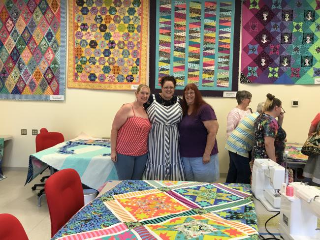 Piama Svoboda, Tula Pink, and Shirley Svoboda